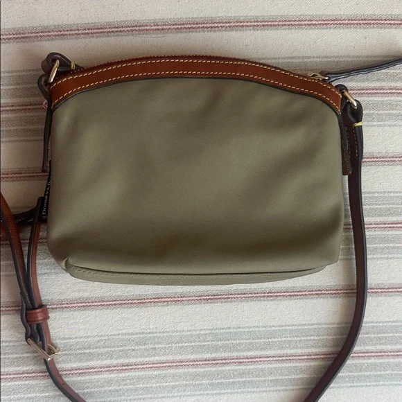 Dooney & Bourke Olive and Brown Crossbody Bag - Picture 5 of 8